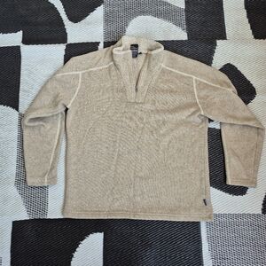 Kuhl Men's Tan Zip-Up Sweater